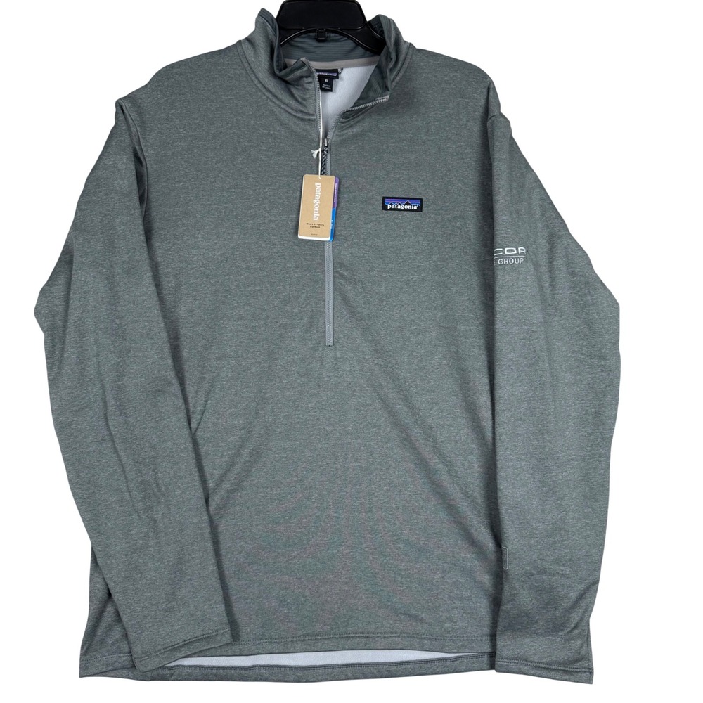 NWT Patagonia R1 Daily Zip-Neck XL Fleece Noble Grey Slim Fit Gorpcore 40500